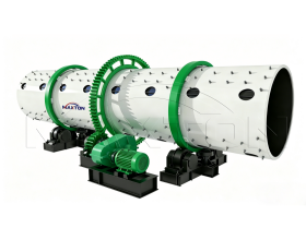 Rotary drum granulator for NPK and organic fertilizer production