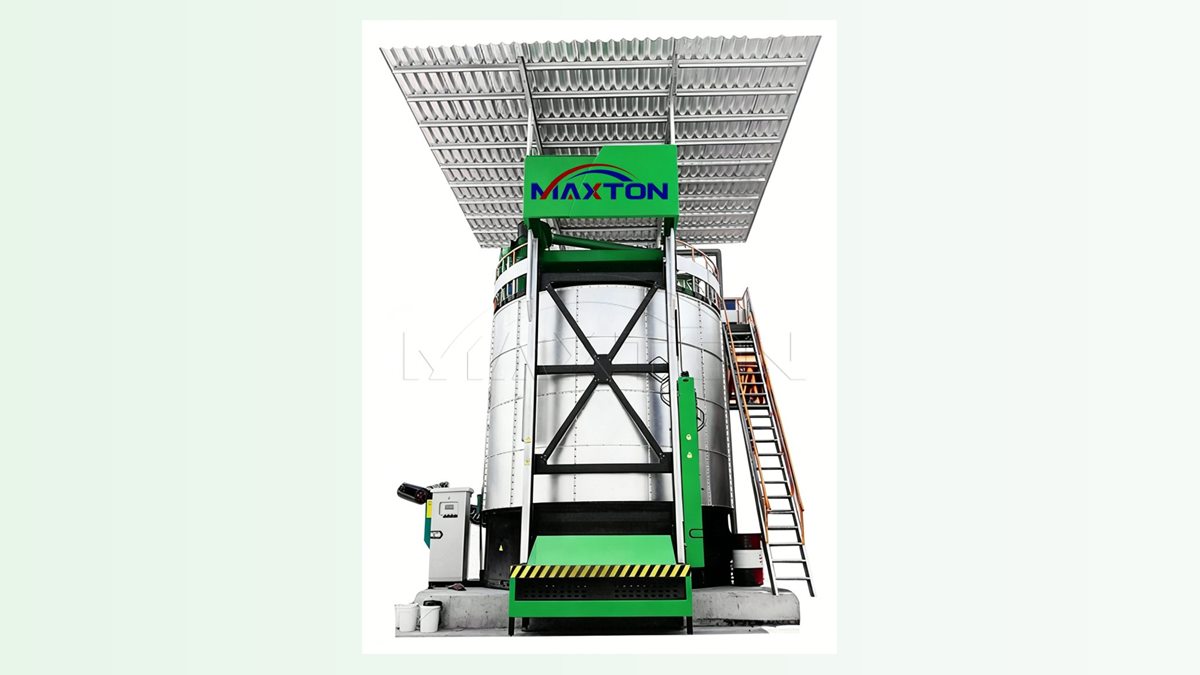 Equipo de tanque de fermentación vertical para tratamiento de estiércol y lodos